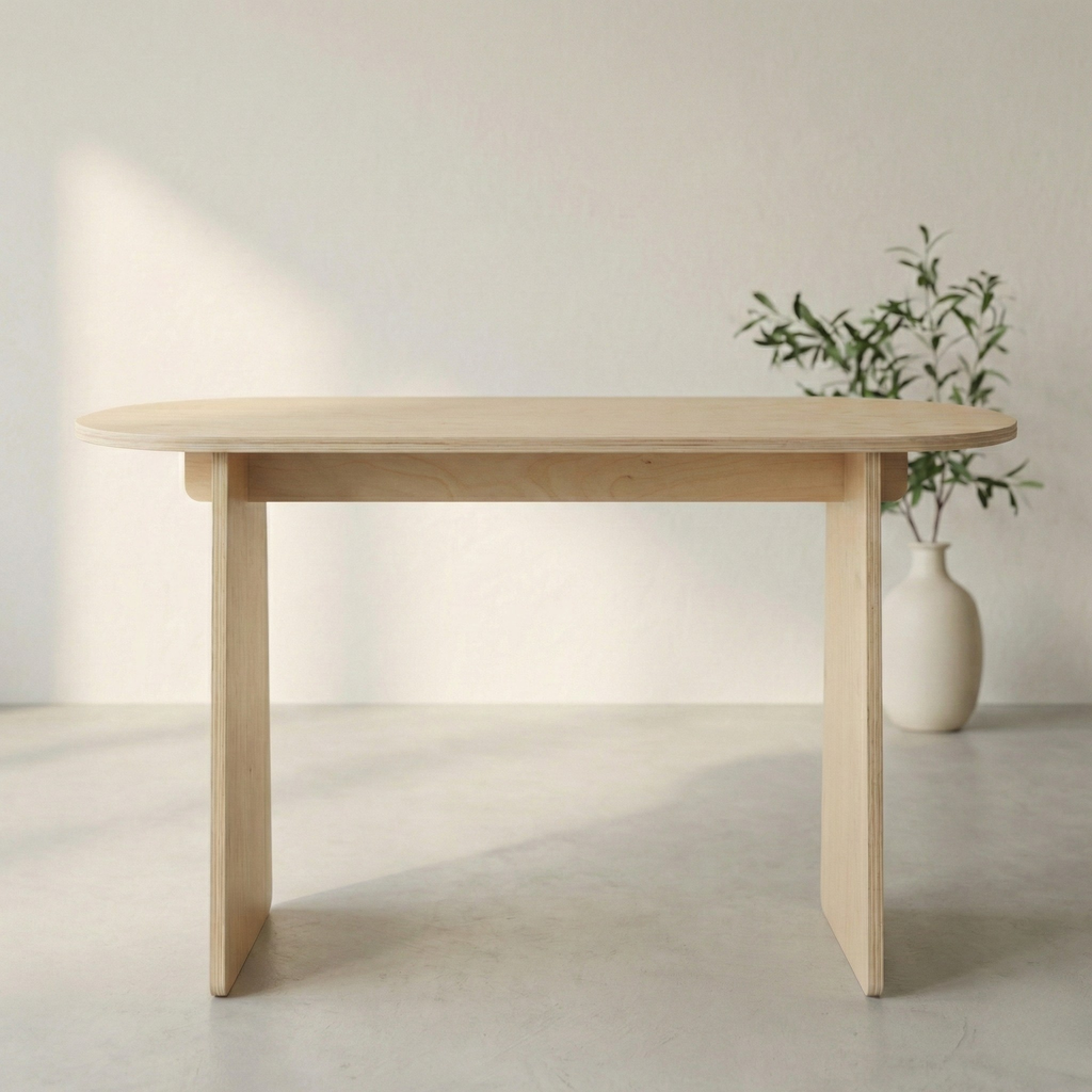 Modern ahşap dresuar modeli AURUM, 116 cm genişliğinde minimal İskandinav konsol tasarımı