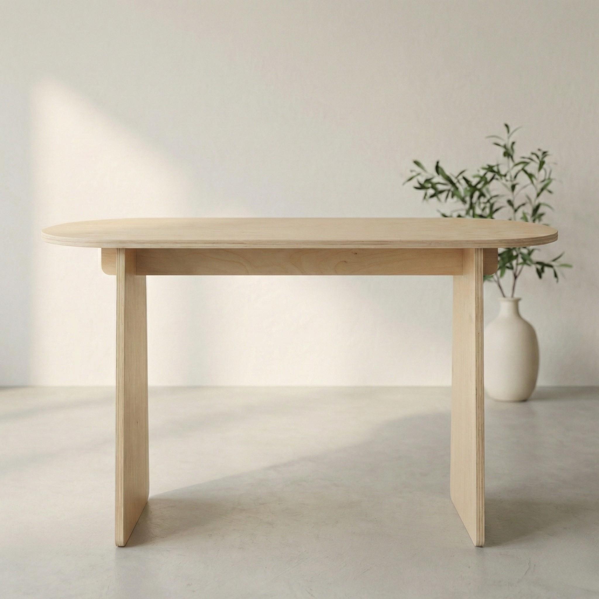 Modern ahşap dresuar modeli AURUM, 116 cm genişliğinde minimal İskandinav konsol tasarımı